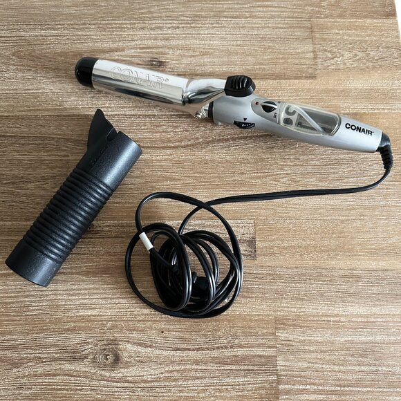 Conair Steam N Shine 1 1/4" Hot Curling Iron Adjustable Temp With Mist - Picture 1 of 7